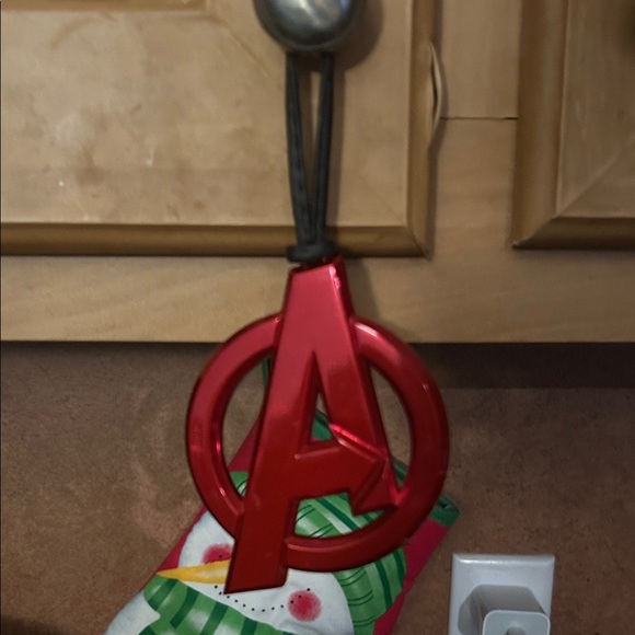 Marvel Other - Red Avengers Logo metal Christmas ornament